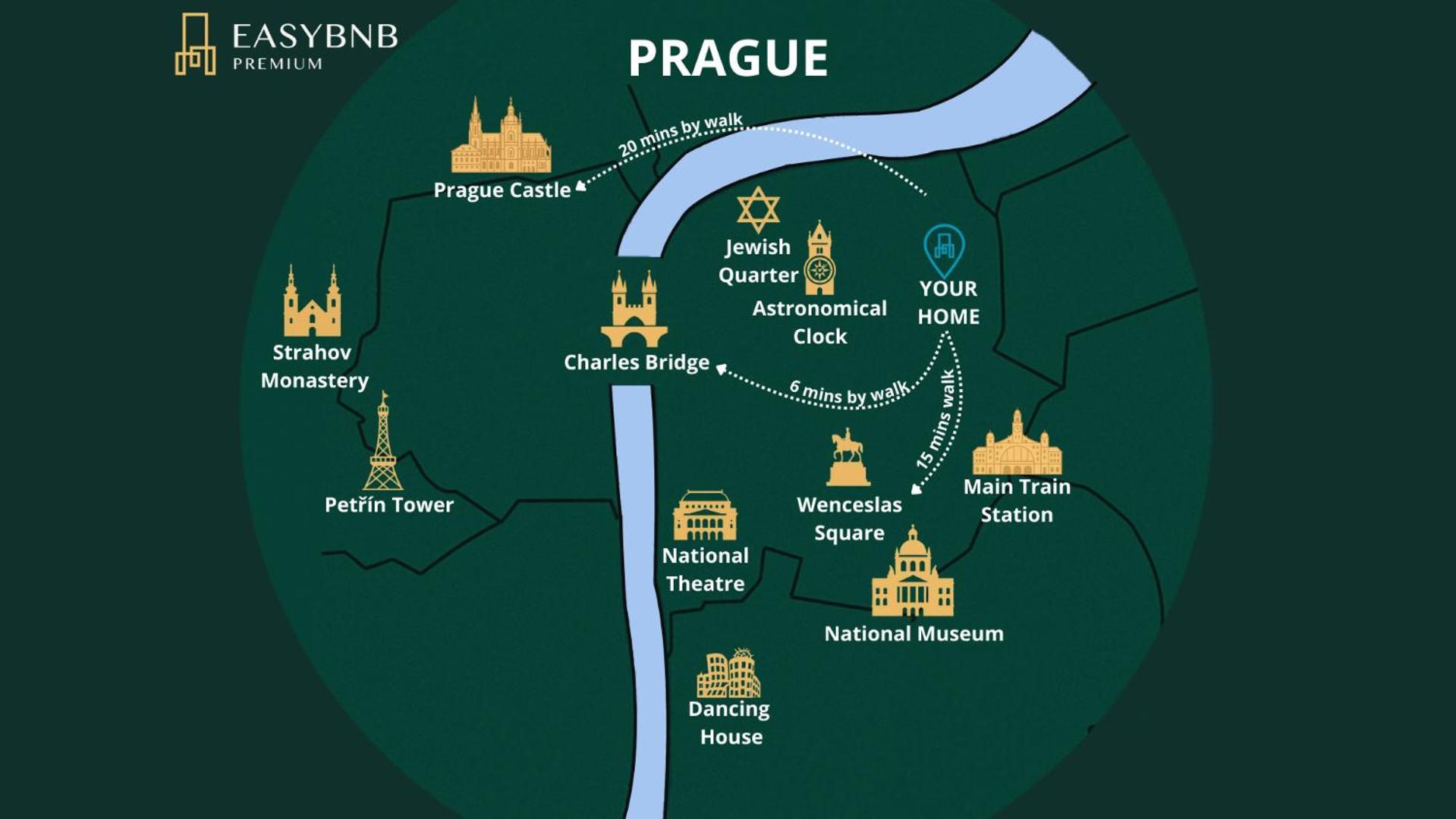 Smart & Luxury Old Town Apartment Prag Exterior foto